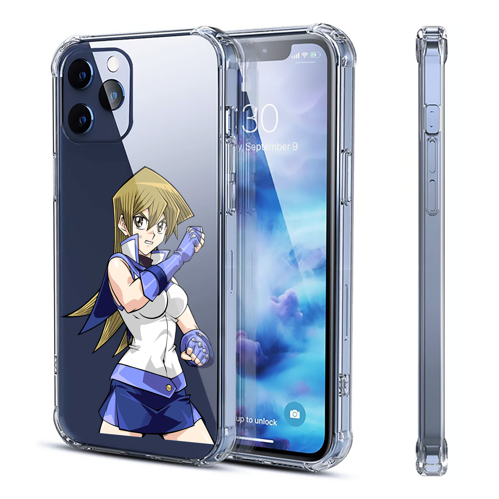 （画像用） 遊☆戯☆王 Yu-Gi-Oh! 【iPhone 12シリーズ対応】透明スマホケース（クリアソフトケース）